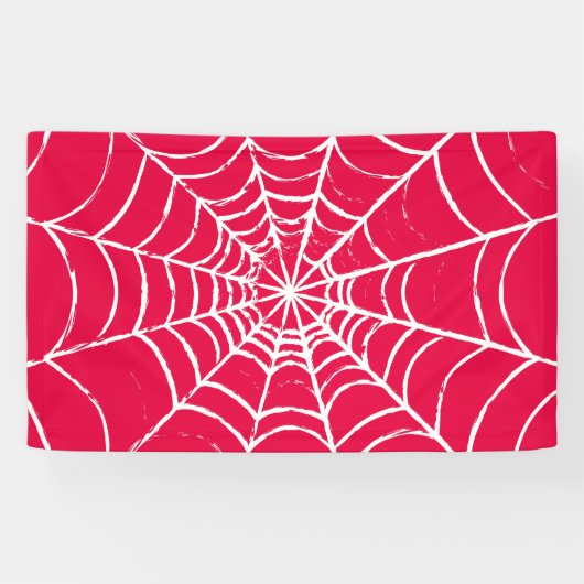 Roze Web Spandoek (Horizontaal)