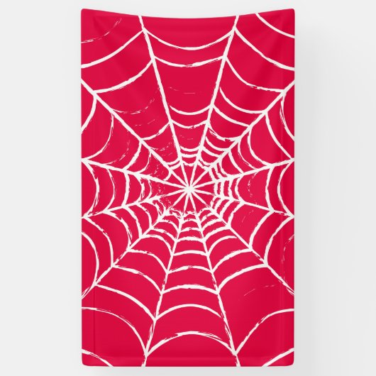 Roze Web Spandoek (Verticaal)