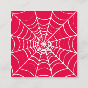 Roze Web Vierkante Visitekaartje