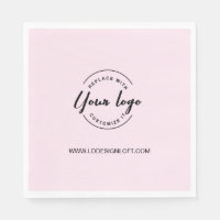 Roze website van de logo van bedrijven