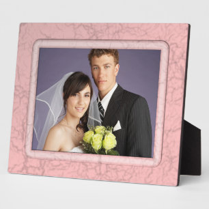 Roze weddenschap fotoplaat