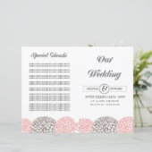  roze weduwenprogramma Boeket (Staand voorkant)