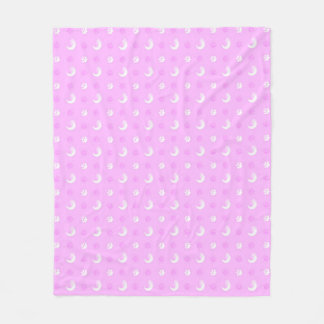 Roze weerwolf fleece deken