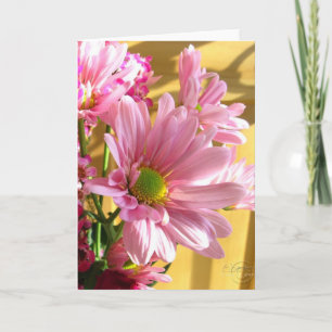 Roze Wenskaart Kaart