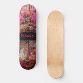 Roze wereldskateboard skateboard (Voorkant)