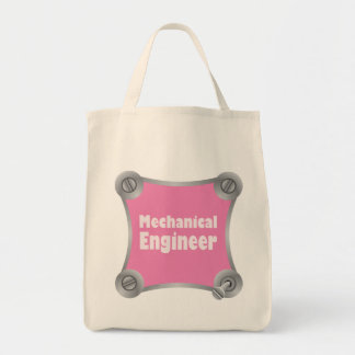Roze Werktuigbouwkundige Tote Bag