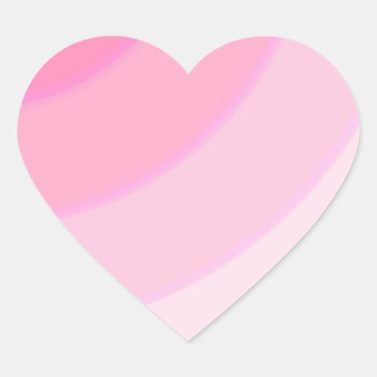 Roze wervelingen Sticker (Voorkant)