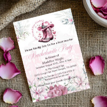 Roze  Westerne Cowgirl vrijgezellenfeest