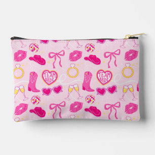 Roze Westerse Hen Party Cosmetica Tas