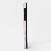 Roze Whimsical Bloemmotief Case-Mate iPhone Case (Achterkant/links)