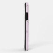 Roze Whimsical Bloemmotief Case-Mate iPhone Case (Achterkant/rechts)