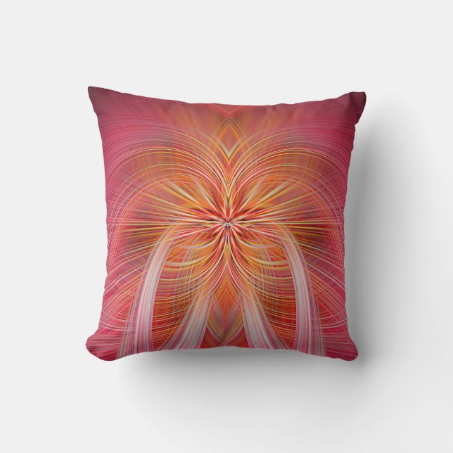 Roze whiskers kussen (Voorkant)