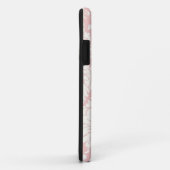 Roze & White Damask iPhone Case (Achterkant/rechts)