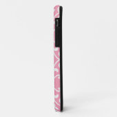 Roze & White Damask Monogram iPhone 5 Case-Mate iPhone Case (Achterkant/links)