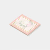 Roze & White Rose Bouquet Post-it® Notes (Schuin)