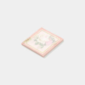 Roze & White Rose Bouquet Post-it® Notes (Schuin)