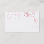 Roze wijn Visitekaartjes (Achterkant)