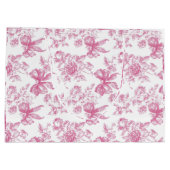 Roze wilde bloem Theebruidssluiting Groot Cadeauzakje (Achterkant)