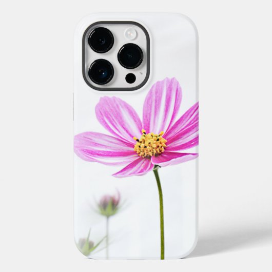 Roze wilde bloemen Case-Mate iPhone case (Achterkant)