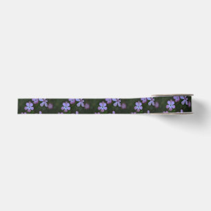 Roze wilde bloemen grosgrain lint