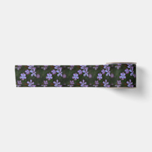 Roze wilde bloemen Satin Ribbon Lint