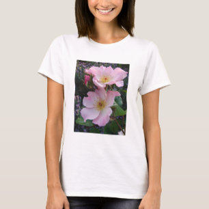 Roze Wilde Roos Bloedbloem Foto T-shirt