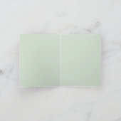 roze Wildflower Boeket Bedankkaart (Binnen)