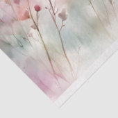 Roze Wildflower Weefselpapier Tissuepapier (Detail)