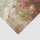 Roze Wildflowers Impressionist Schilderij Decoupag Tissuepapier (Detail)