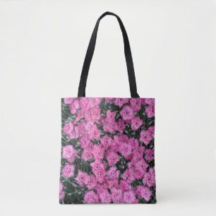 Roze william bloemen draagtas