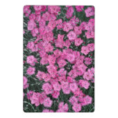 Roze william bloemen mini klembord (Achterkant)