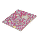  Roze William Morris Persian Floral Tegeltje (Zijkant)