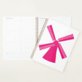 Roze windmolen planner (Display)