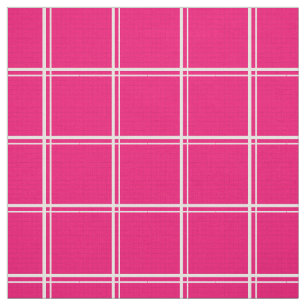 Roze Windows Plaid Stof