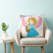 Roze Wings Decoratief Pillow Kussen (Stoel)