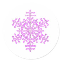  roze winterkerstsnowflake