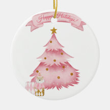 Roze winterse feestdagen kinder vakantie