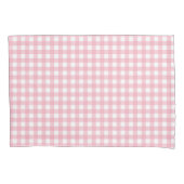 Roze & Wit Checkerboard Evergreen Pillow Hoesje Kussensloop (Voorkant)