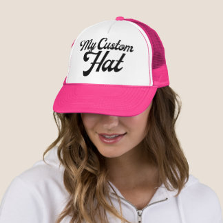 ROZE & WIT Custom Trucker Hoed Mesh Cap Blanco Pet