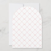 Roze Wit Elegante Foto 2025 Afstudeerder Aankondig Kaart (Achterkant)