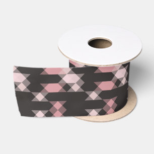 roze wit en grijs geometrisch lint