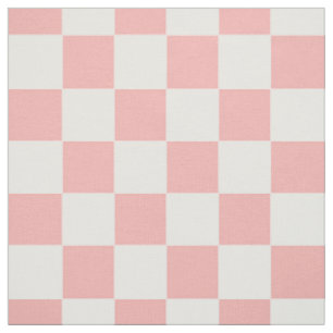 Roze wit geruit gingham patroon stof