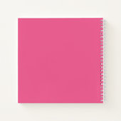 Roze wit inspirerend quote Dream it do it Notitieboek (Achterkant)