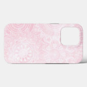 Roze Wit Mandala Collectie Case-Mate iPhone Case (Achterkant (horizontaal))