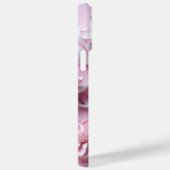 ROZE & WIT PAPIER 3-D LOOK BLOEMEN Case-Mate iPhone CASE (Achterkant / Rechts)