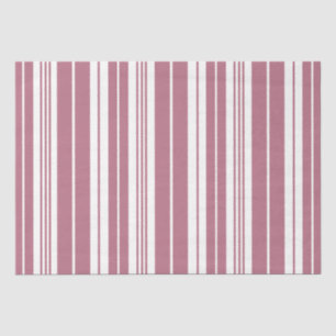 Roze Wit Verticaal Streeppatroon Tissuepapier