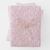 Roze Wit Zachte Pastel voor Haar 3 Inpakpapier Vel (In situ)