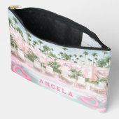 Roze & Wit Zwembad Party Etui (Open)