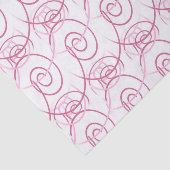 Roze, witte 10-inch x 15-inch papier voor weefselw (Detail)