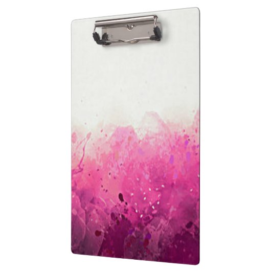 Roze & witte aangepaste klembord! klembord (Links)